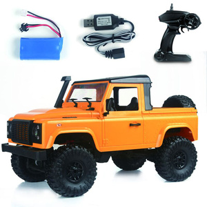 MN-91 <span class=keywords><strong>Land</strong></span> <span class=keywords><strong>Rover</strong></span> Professionnel 2.4G 4x4 1:12 Véhicule Télécommandé Tout-Terrain Grande Taille Camion RC en Métal Crawler Off-Road - Product Image 2