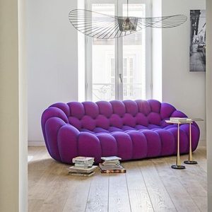 Sofá Seccional Contemporáneo Relleno de Esponja, Tendencia en TikTok, Inspirado en el Diseño de Roche Bobois, para Uso en Centros Comerciales - Product Image 2