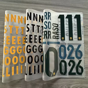 Numéros de <span class=keywords><strong>transfert</strong></span> thermique personnalisés de 0 à 9 et numéros de maillot de football, impression à l'écran DTF, plastisol, <span class=keywords><strong>transfert</strong></span> thermique pour le football - Product Image 4
