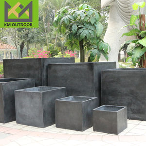 モダンな長方形のファイバーラージポット花瓶ガーデン用品装飾グラスファイバーフラワーポット & プランター - Product Image 1