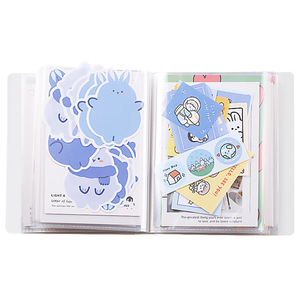 Álbum de Fotos Personalizado Tipo Bolsillo, Gran Capacidad, para Pegatinas, Tarjetas, Facturas, Notas, Favoritos, A6, 40 Páginas - Product Image 5