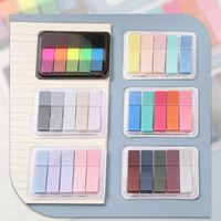 Onglets d'index collants marqueurs de page collants translucides PET Notes adhésives fluorescentes drapeaux autocollants d'étiquette inscriptibles pour l'annotation