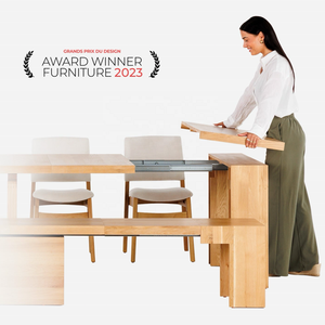 Tavolo <span class=keywords><strong>da</strong></span> <span class=keywords><strong>Pranzo</strong></span> Allungabile <span class=keywords><strong>da</strong></span> 45 cm a 3 m per 4-14 Persone con Sedie Imbottite in Legno di Quercia per <span class=keywords><strong>Sala</strong></span> <span class=keywords><strong>da</strong></span> <span class=keywords><strong>Pranzo</strong></span> <span class=keywords><strong>e</strong></span> <span class=keywords><strong>Cucina</strong></span> - Product Image 2