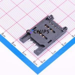 ZX-<b>SIM</b>-482.5J <b>SIM</b> <b>Card</b> Connector SMD Connector Flip Cover Type Mini <b>SIM</b> <b>Card</b> <b>Card</b> <b>Holder</b> 2.5mm - Product Image 1