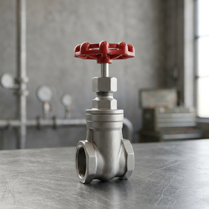 Stainless Steel Screwed Gate Valve 150# CF8 CF8M | 1/2" to 2" NPT BSPP Threaded Screwed <b>Bonnet</b> Gate Valve SS304 SS316 - Product Image 1
