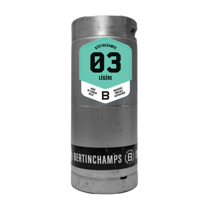 Barril de cerveza ligera 20L Bertinchamps Bélgica Auténtica cervecería de 20 litros Legere Barril de cerveza Precio Contenedor para la venta Premium Low Alcohol - Product Image 1
