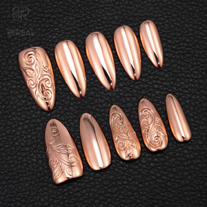 Meilleures ventes : Bijoux de nail art de luxe pour femmes, en or 10K 14K 18K et argent 925, avec moissanite VVS, nouveau design, style hip-hop personnalisé et entièrement sertis de pierres. - Product Image 3