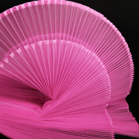 Prix usine Offre Spéciale maille tissu plissé Organza tissu maille raide tissu décoration de fête de mariage pour robe de créateur