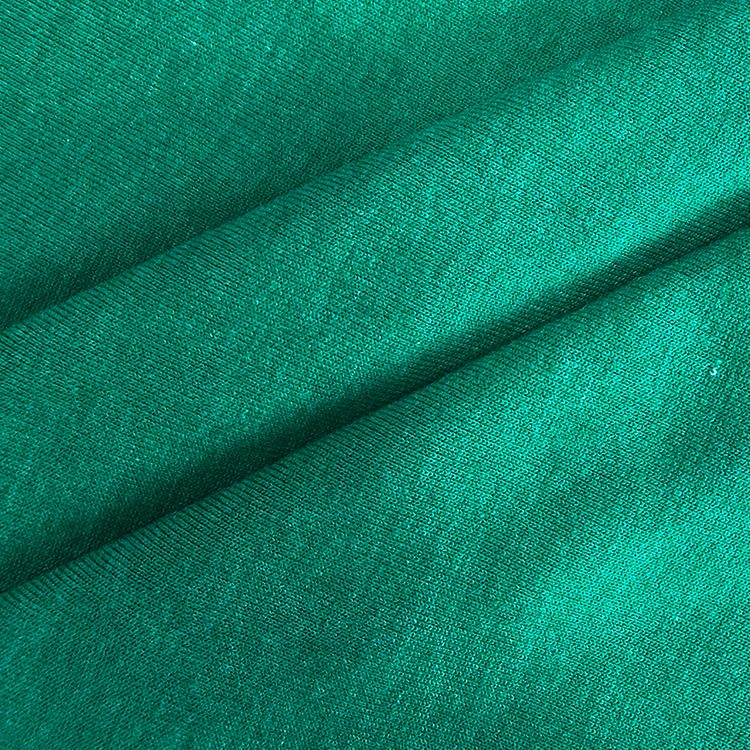 Custom Plain Dyed 170GSM 30S 50%Polyester 25%Cotton 25%Rayon Blend Knit Viscose Single Jersey Fabric for T-Shirt,Dress,Underwear
