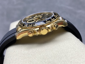 Montre mécanique de qualité supérieure 40 mm QF Factory 126519 acier 904L mouvement 4131 poids 155g Chrono noir or panda - Product Image 4