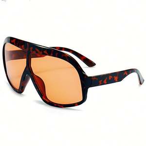 Nouvelles Lunettes de Soleil Tendance Femme Homme Style Punk Grand Cadre Masque de Protection Designer de Marque Masque Carré Surdimensionné Punk Lunettes de Soleil Goggle - Product Image 4