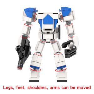 MOC <span class=keywords><strong>Star</strong></span> 501 clon <span class=keywords><strong>Trooper</strong></span> mecha no incluye figuras bloques de construcción <span class=keywords><strong>Wars</strong></span> niños regalos juguetes para niños 2023 juegos de bloques de construcción - Product Image 3