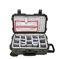 Kustom L212X aksesori kamera fotografer plastik portabel casing keras kamera tahan air casing dengan Kit pembagi bergelombang