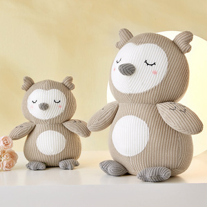 <span class=keywords><strong>Doudou</strong></span> pour bébé, <span class=keywords><strong>hibou</strong></span> en peluche au crochet, super doux, rembourré en coton PP, adorable <span class=keywords><strong>hibou</strong></span> de dessin animé, poupée en peluche, amigurumi, vente en gros - Product Image 3