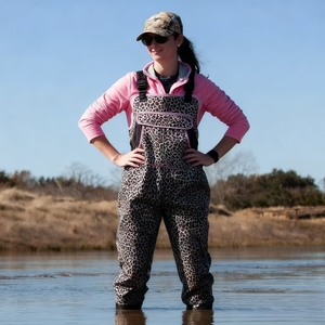 TOPIND Waders de poitrine en néoprène 4.5mm pour <span class=keywords><strong>femme</strong></span> Bottes isolées Imperméable Léopard <span class=keywords><strong>Chasse</strong></span> Pêche Wader Bottes isolées - Product Image 6