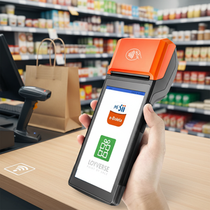 Terminal POS Portátil de 64 Bits con Android 14, Intel Celeron J6412, 3+32 GB, Pantalla de 6 Pulgadas, Caja Registradora Móvil, Wi-Fi 6, NFC, 3 Años de Garantía - Product Image 1