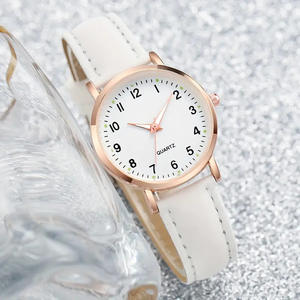Montre à pointeur lumineux chronographe à Quartz pour femmes 35mm bracelet en cuir polyvalent nouveau boîtier en alliage cadran en verre fenêtre <span class=keywords><strong>24</strong></span> heures mode - Product Image 6