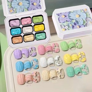 ยาทาเล็บสีมาการอง 9 สี - เจลทาเล็บสีฮิต ใช้สำหรับเพ้นท์ลายแบบสีน้ำมันและไล่สีด้วยเจลยูวี/แอลอีดี สำหรับทำเล็บด้วยตัวเอง คุณภาพระดับซาลอน - Product Image 6