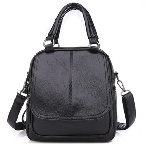 Haute qualité épaissi femmes <span class=keywords><strong>sac</strong></span> à <span class=keywords><strong>dos</strong></span> femmes PU <span class=keywords><strong>cuir</strong></span> souple à la mode femmes <span class=keywords><strong>sac</strong></span> à main Simple et décontracté étudiant <span class=keywords><strong>sac</strong></span> à <span class=keywords><strong>dos</strong></span> - Product Image 2