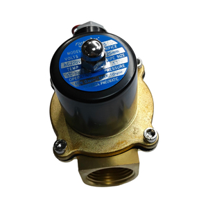 วาล์วน้ำมันลมแบบโซลินอยด์ทองเหลืองควบคุมด้วยลม 2W200-20 แบบปิดปกติ ทำจากทองเหลืองทั้งหมด สำหรับอากาศ น้ำ น้ำมัน - Product Image 3