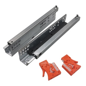 Fondo de hierro montaje oculto empuje para abrir <span class=keywords><strong>y</strong></span> suave cerca de grifo de la diapositiva del cajón - Product Image 6