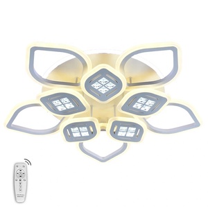 New modern LED Đèn chùm trần đèn cho phòng khách thông minh trong nhà treo trắng Shade wifi treo giá phòng ngủ ánh sáng - Product Image 3