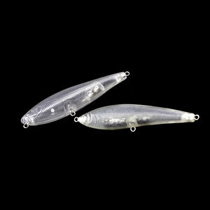 XINV PEN75S 75MM/11G 5 # HOOK Lápiz Señuelo en blanco Cebo sin patinar Señuelo sin pintar Señuelo de pesca corporal - Product Image 3