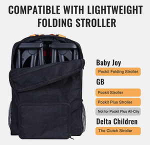 Taşınabilir hafif en çok satan bebek araba dayanıklı katlanır seyahat bebek çantası - Product Image 2