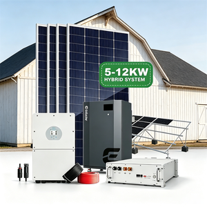 Système solaire hybride complet 51,2 V 10 kWh 5 kWh avec batterie et 6 kW 3 kW pour la maison, certifié CE - Product Image 4