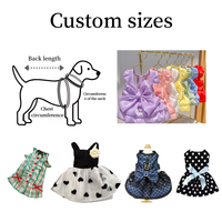 Robe pour chien personnalisée de qualité supérieure, vêtements de luxe pour animaux de compagnie, robe de fête pour chien en coton doux pour chiens de petite et moyenne taille, tenue mignonne pour animaux de compagnie