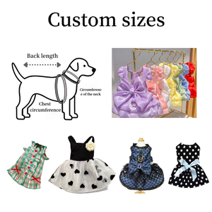 Vestido de Lujo Personalizado para Perros, Ropa para Mascotas, Vestido de Fiesta de Algodón Suave para Perros Pequeños y Medianos, Atuendo Adorable para Mascotas - Product Image 2