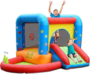 Château gonflable d'intérieur très populaire, structure de saut gonflable pour enfants avec piscine pour jardin - Product Image 1