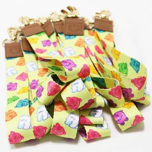 Longe porte-clés court de sublimation en polyester avec logo personnalisé d'usine Kofei lanière de poignet de moto avec porte-clés - Product Image 6