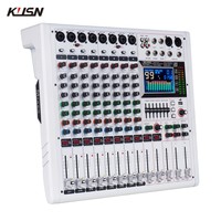 Console Numérique 8/12/16 Canaux 99 DSP Professionnelle, Table de Mixage Audio Amplifiée avec Bluetooth USB, Type Soundcraft
