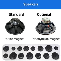 Haut-parleurs passifs de basses fréquences de 18 pouces pour performances audio professionnelles (discours/DJ/scène) 600W/1200W/2400W