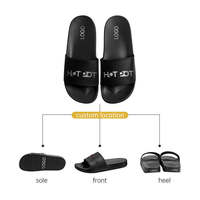 Sandales à enfiler avec semelle en caoutchouc PVC, pantoufles de haute qualité pour hommes, grandes tailles 24-48, faible MOQ disponible
