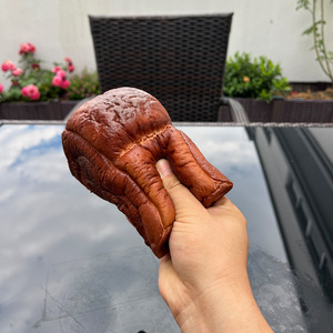Jouet de décompression en forme de pain grillé à récupération lente, accessoire de tir, exercice de force de préhension pour enfants, anti-stress alimentaire - Product Image 4