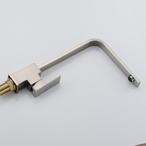 360 Xoay Vòi Nước Nhà Bếp Sàn Núi Nóng Lạnh Mixer <span class=keywords><strong>Tap</strong></span> Cho Nhà Bếp Đòn Bẩy Duy Nhất Một Lỗ Vòi Nước Nhà Bếp Brushed Nickel - Product Image 3