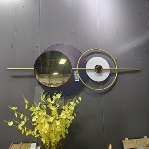 110X52CM livraison directe métal mur Art luxe fer artisanat salon contemporain Horizontal créatif décor à la maison suspendu DDP - Product Image 5