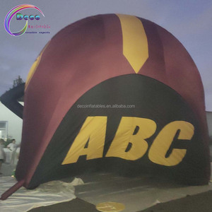 Tunnel gonflable géant pour sports de plein air, modèle <span class=keywords><strong>casque</strong></span> de <span class=keywords><strong>football</strong></span>, impression numérique pour souffleur de fête américain - Product Image 4