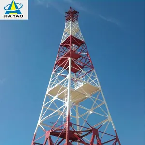 40 metro 4-gambe autoportante di telecomunicazione cellulare gsm 4g 5g antenna isp bts albero torre