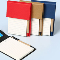 Bloc de Notas para Planificador Diario, Minutas de Reuniones, con Bolígrafo, Mini Libreta de Bolsillo Portátil con Notas Adhesivas