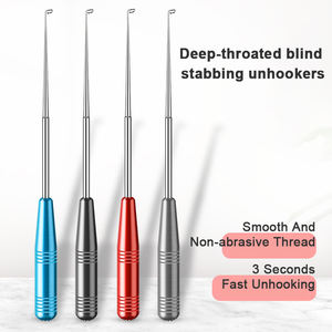Hameçon de pêche professionnel, à <span class=keywords><strong>gorge</strong></span> profonde, en acier inoxydable, accessoire multifonctionnel pour attraper des poissons - Product Image 3