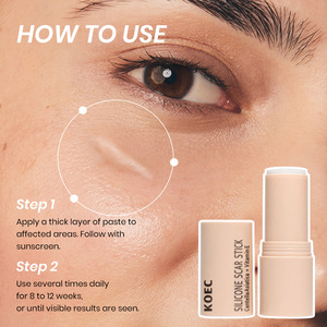 Tongkat bekas luka silikon untuk wajah dan tubuh dengan Centella Asiatica Vitamin E menenangkan pelembab bekas luka perawatan untuk bekas luka baru lama OEM - Product Image 5
