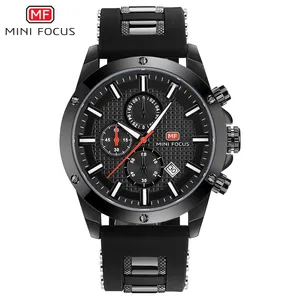 MINI FOCUS-reloj deportivo para hombre, resistente al agua, correa de silicona de marca superior, informal, multifunción, grande