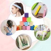 10mm-70mm Couleur Polyester Ceinture Élastique En Gros Personnalisé Imprimé Tricoté Bandes Élastiques pour Vêtement