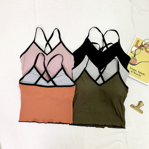 Che si estende Un Formato Posteriore Della Banda Trasversale Lunga Shelf Cami Bra per le Ragazze - Product Image 2