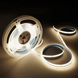 Barra de luz LED COB de 12V 24V de alta calidad, sin puntos, de 8 mm de ancho y 320 diodos emisores de luz. - Product Image 1