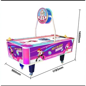 Máquina <span class=keywords><strong>de</strong></span> Juego <span class=keywords><strong>de</strong></span> Hockey para Niños, Juego <span class=keywords><strong>de</strong></span> Mesa para un Jugador, Máquina Recreativa que Funciona con Monedas, Equipo <span class=keywords><strong>de</strong></span> Entretenimiento en Inglés KUBIXION 110/220V - Product Image 6