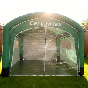 Simulateur de golf gonflable imperméable Golf 8 avec écran de projection, simulateur de golf d'intérieur avec fenêtre et porte - Product Image 5